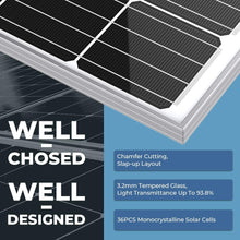 Load image into Gallery viewer, Teeyong 180 Watts Mono Solar Panel